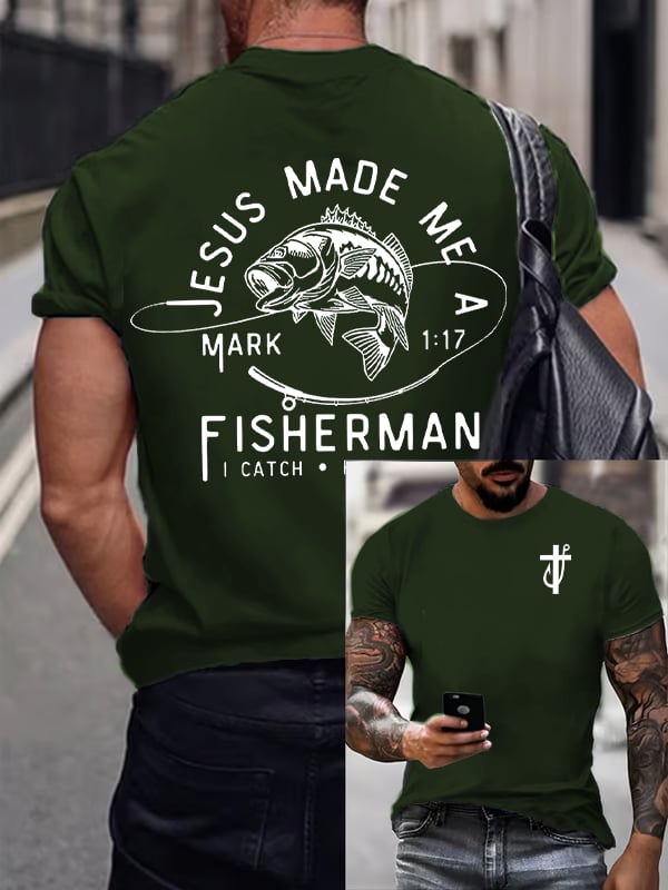 Men'S Casual Faith Short-Sleeved T-Shirt