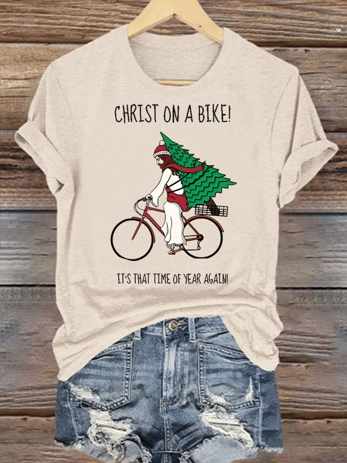 Women's It's That Time Of Year Again Christian Washed T-Shirt