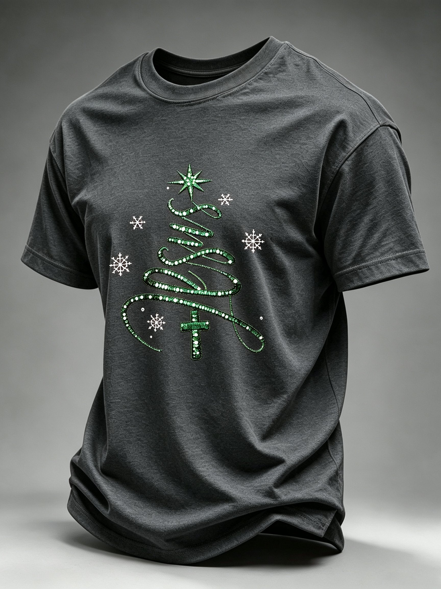 Men's Christmas Printed Short-Sleeve T-Shirt