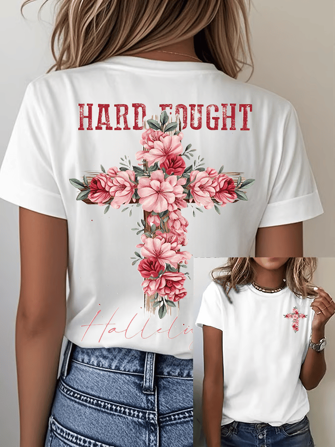 Women's Floral Christian T-shirt