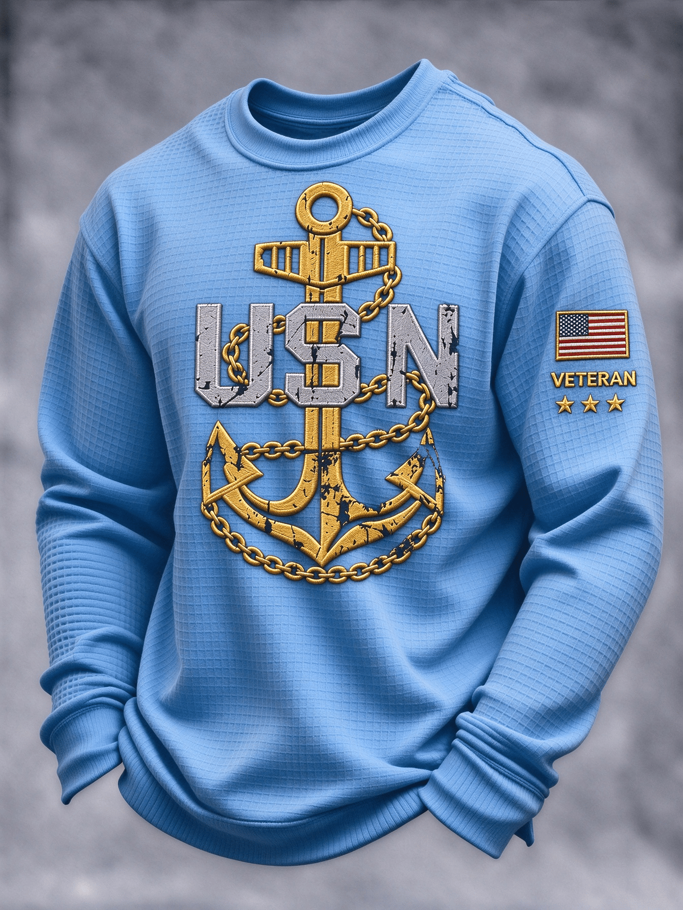 Men's Veterans Day Print Casual Top