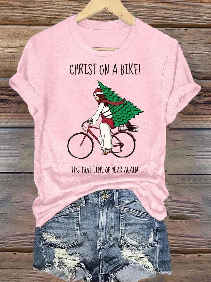 Women's It's That Time Of Year Again Christian Washed T-Shirt