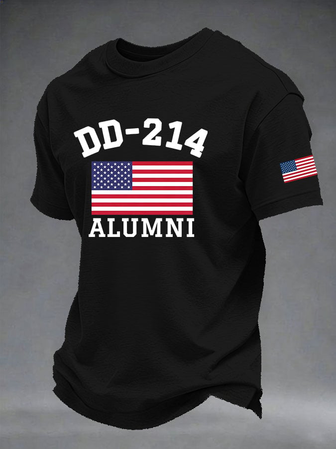 Men's Retro Print Short-Sleeve T-Shirt