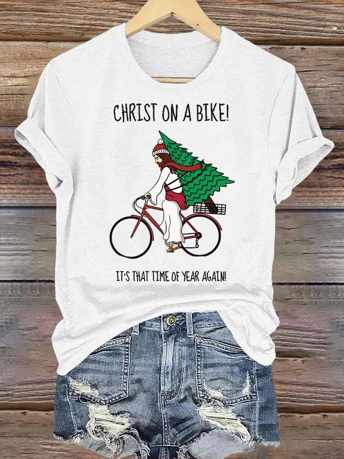 Women's It's That Time Of Year Again Christian Washed T-Shirt