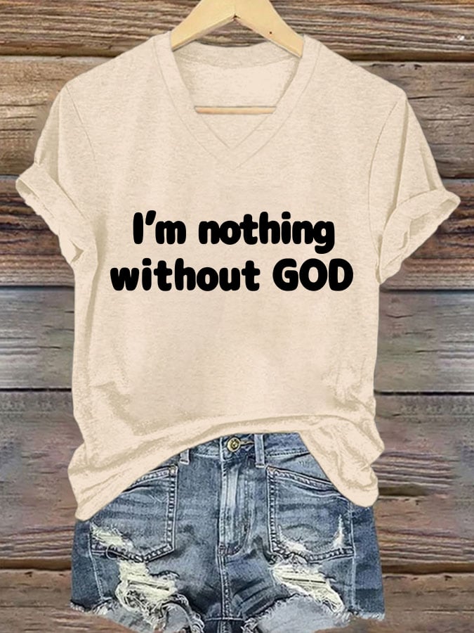 Women'S Casual Faith Short Sleeve T-Shirt