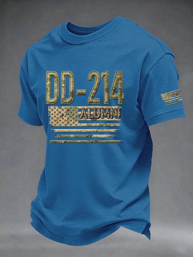 Men's Retro Print Short-Sleeve T-Shirt