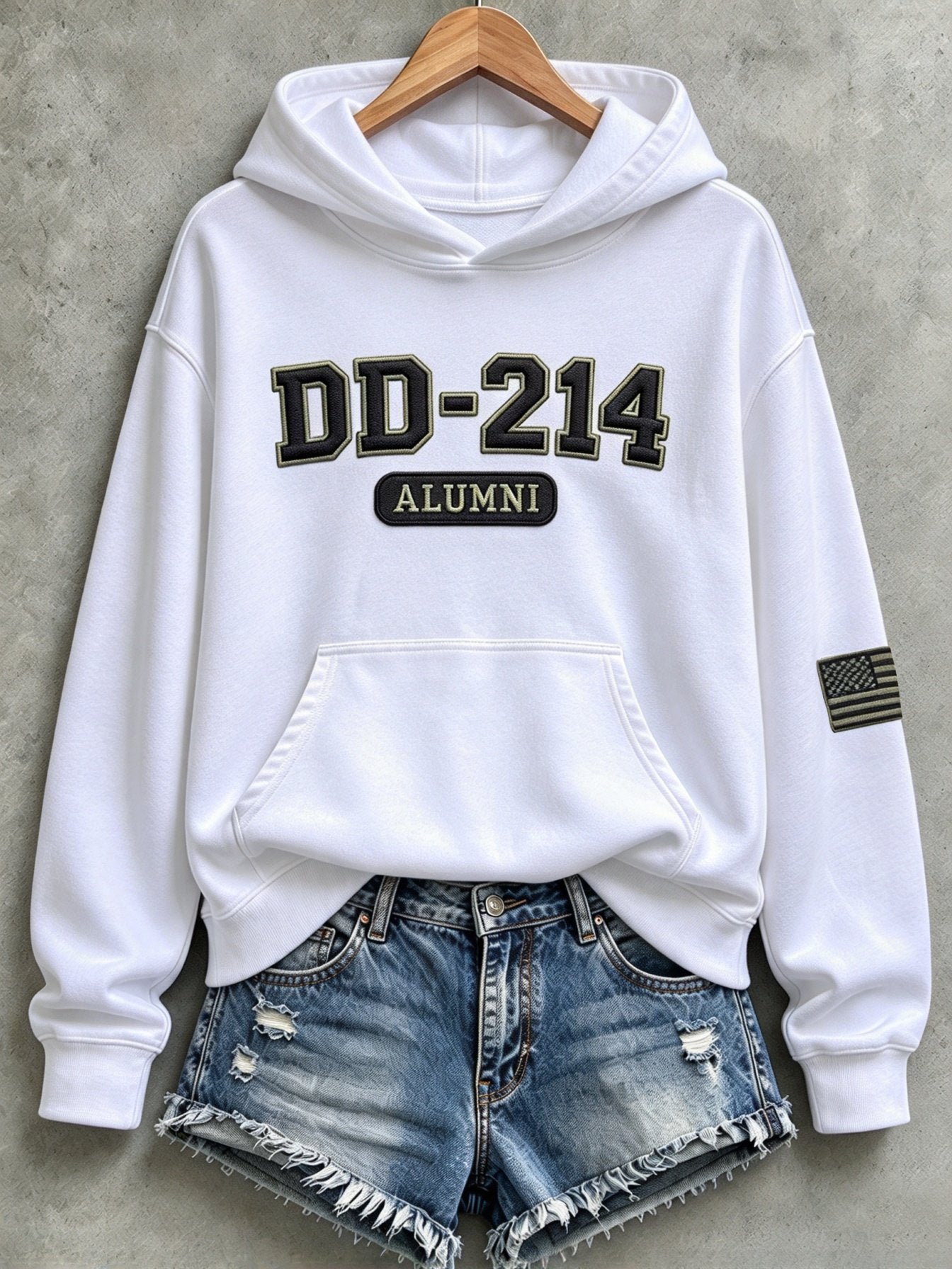 Women's Veteran Pride DD-214 Printed Hoodie
