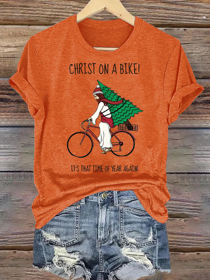 Women's It's That Time Of Year Again Christian Washed T-Shirt