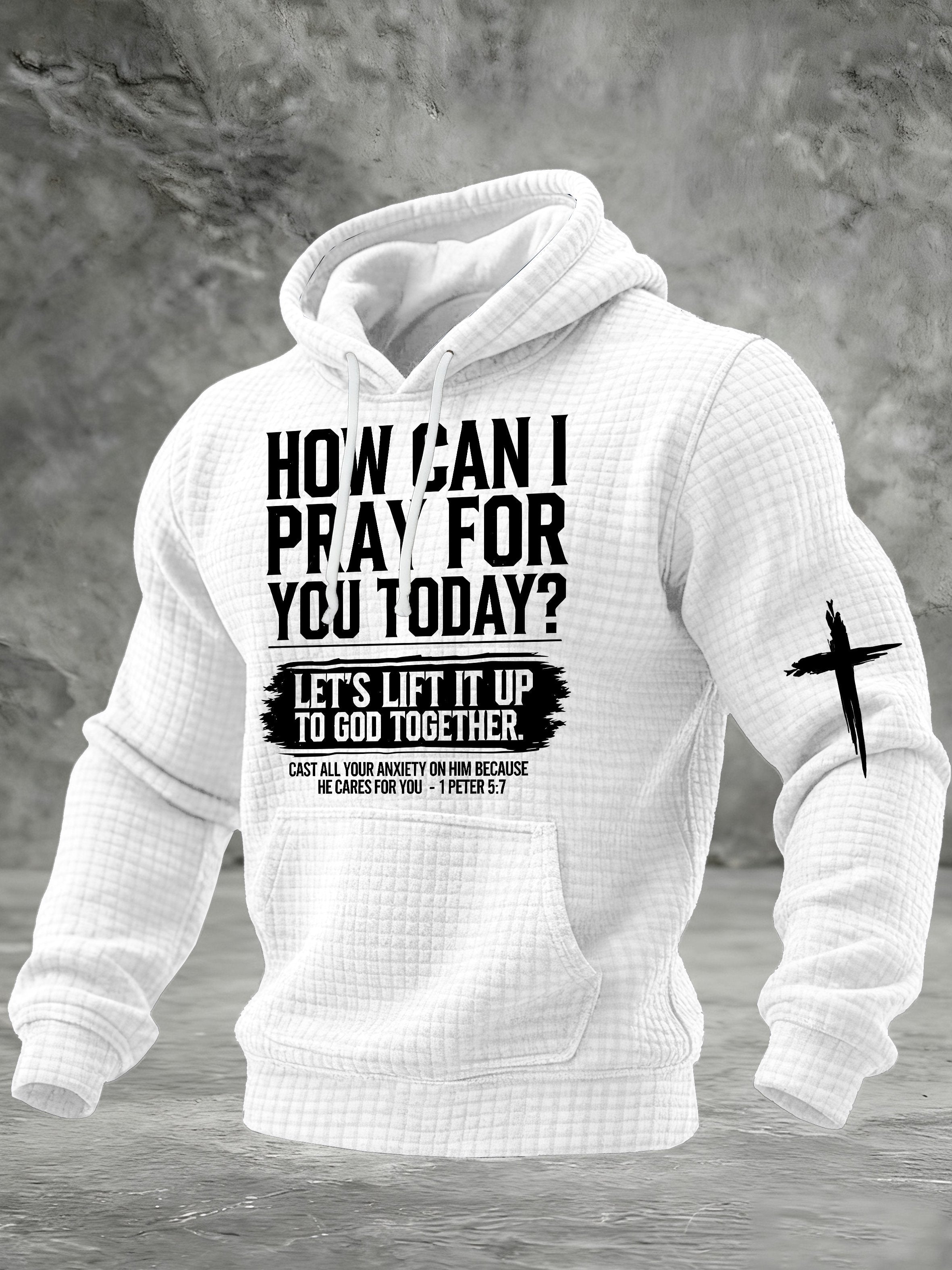 Men's Faith Print Hoodie