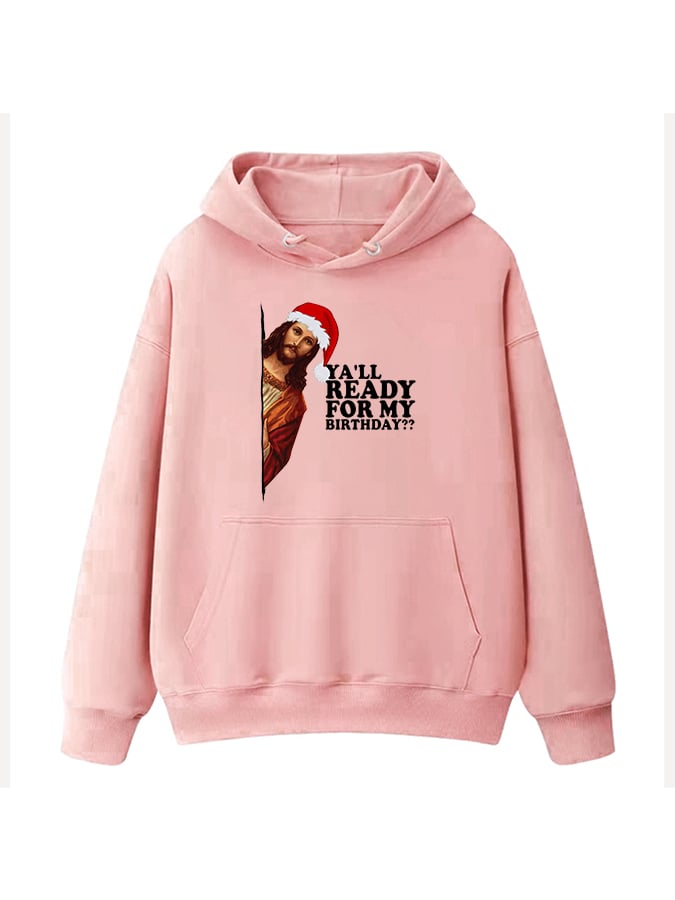 Unisex Fun Jesus Christmas Birthday Hoodie