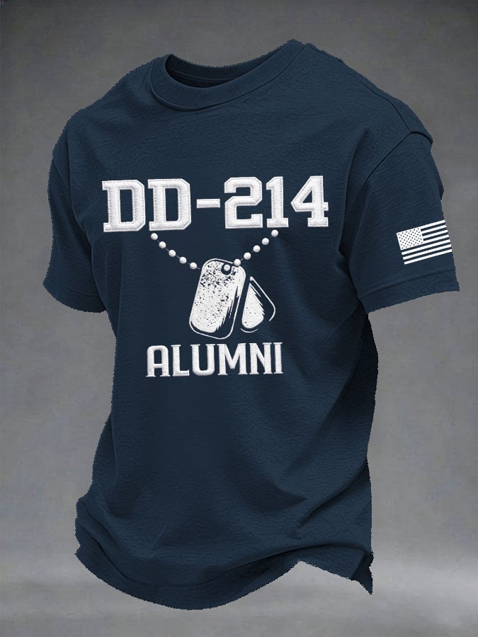Men's Retro Print Short-Sleeve T-Shirt