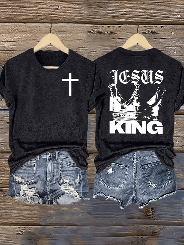 Women's Jesus Is King Christian T-Shirt