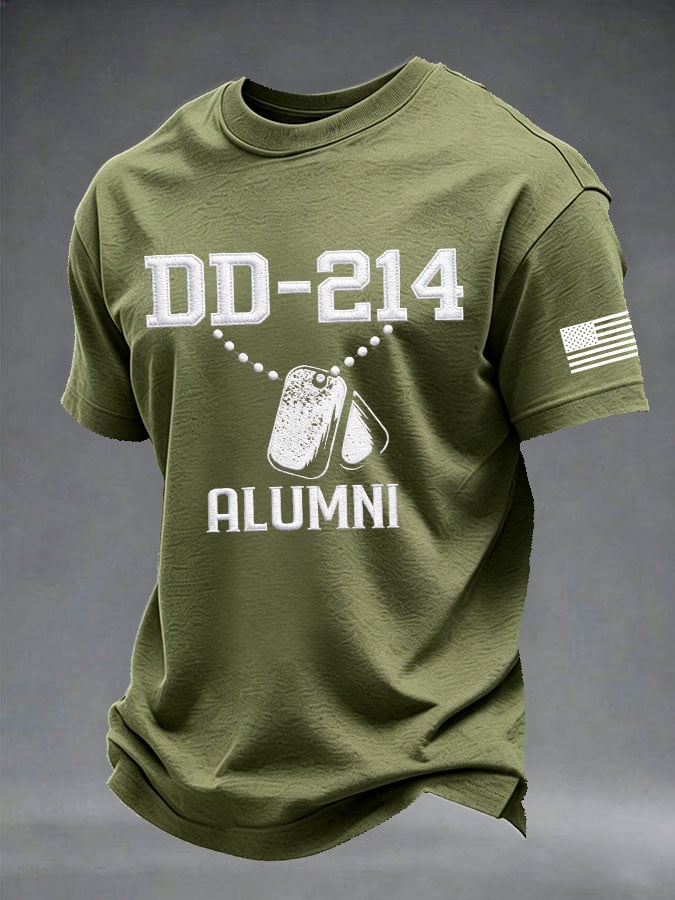 Men's Retro Print Short-Sleeve T-Shirt