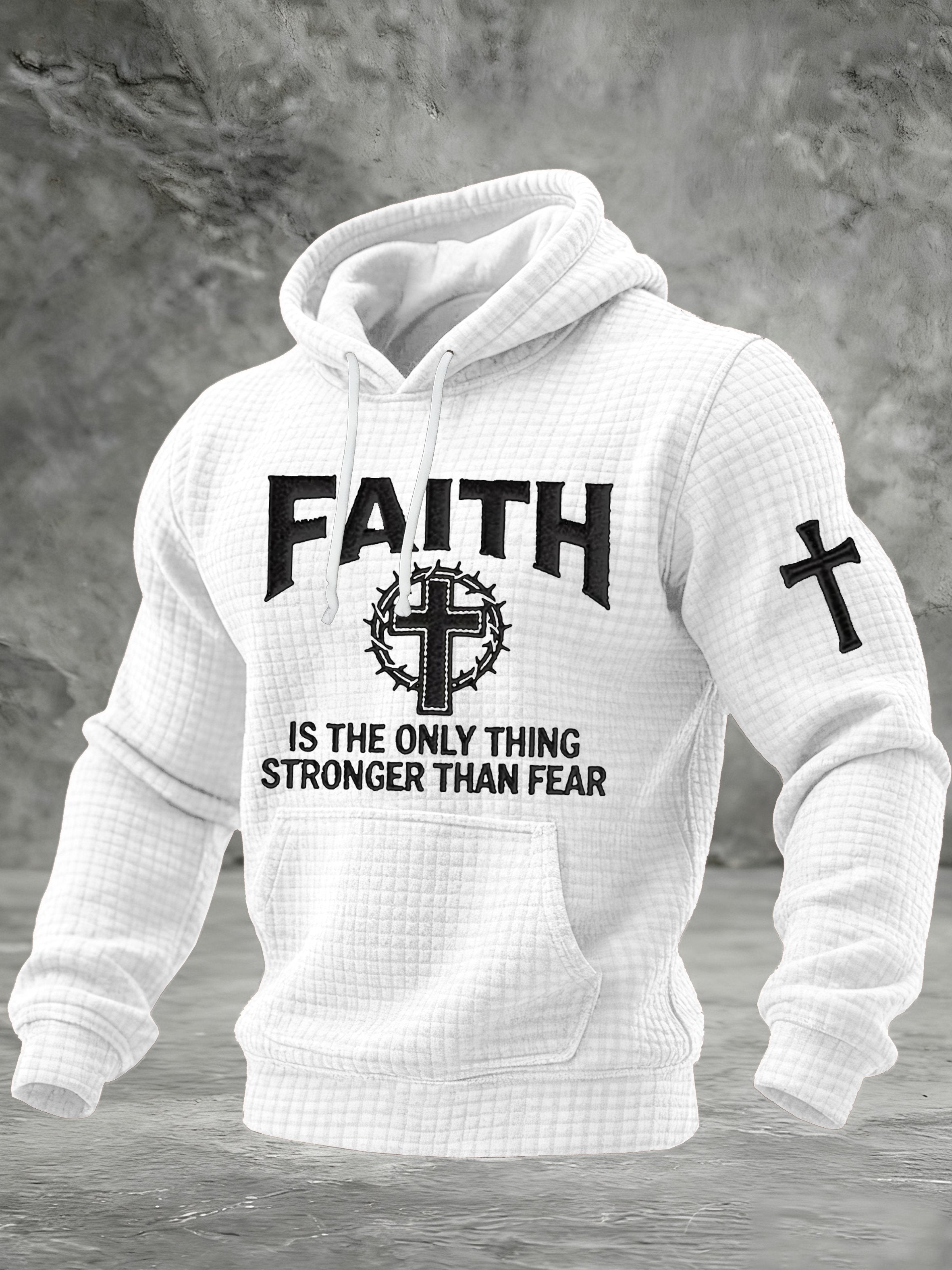 Men's Faith Print Hoodie