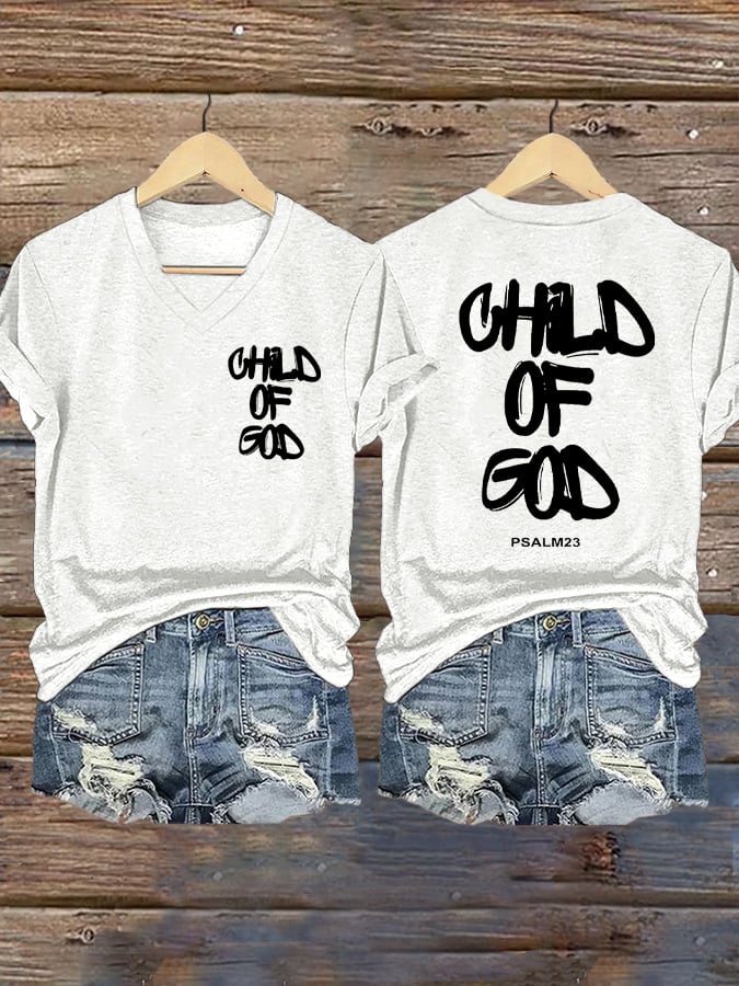 Women's Child Of God Print T-Shirt