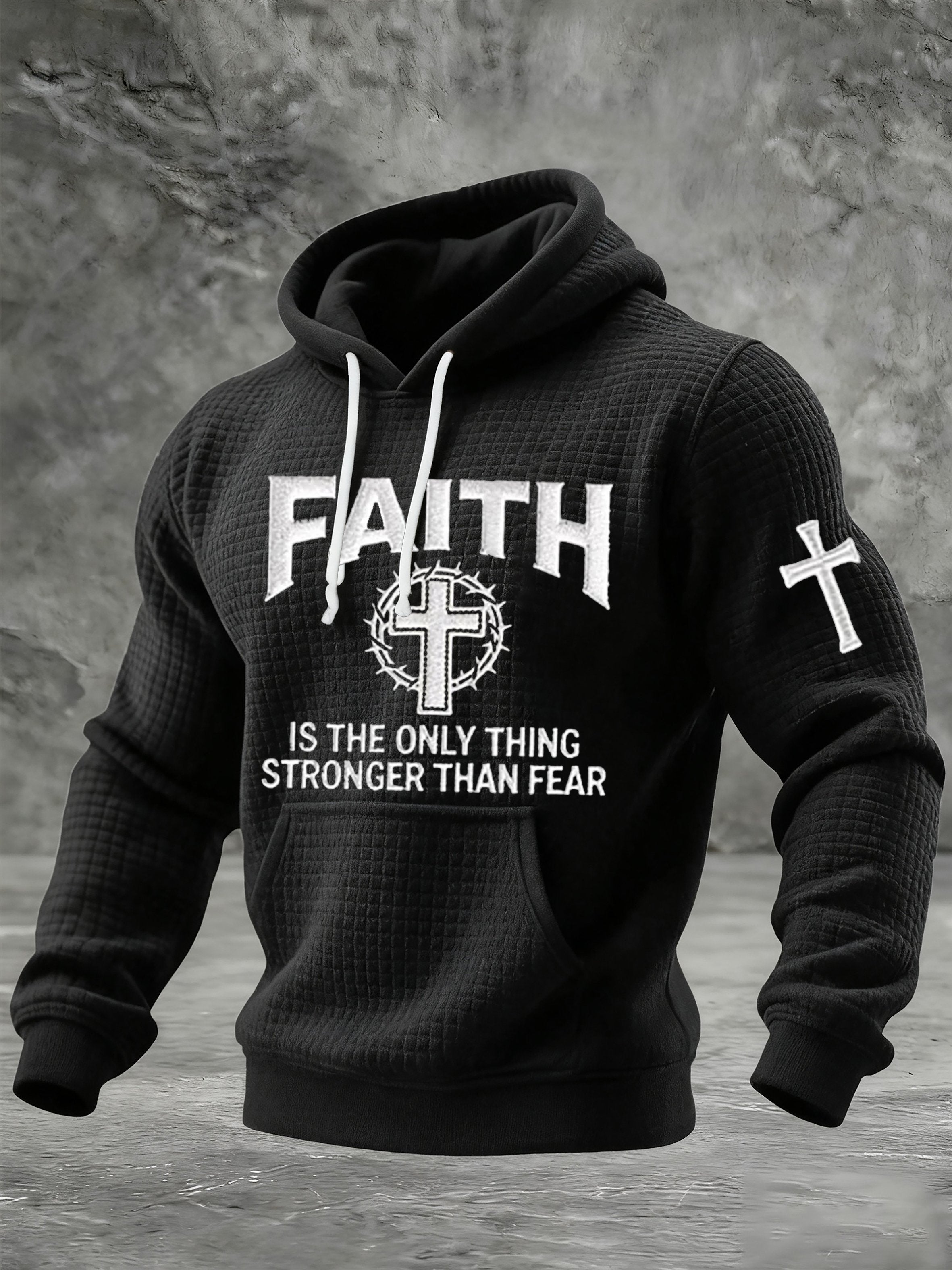 Men's Faith Print Hoodie