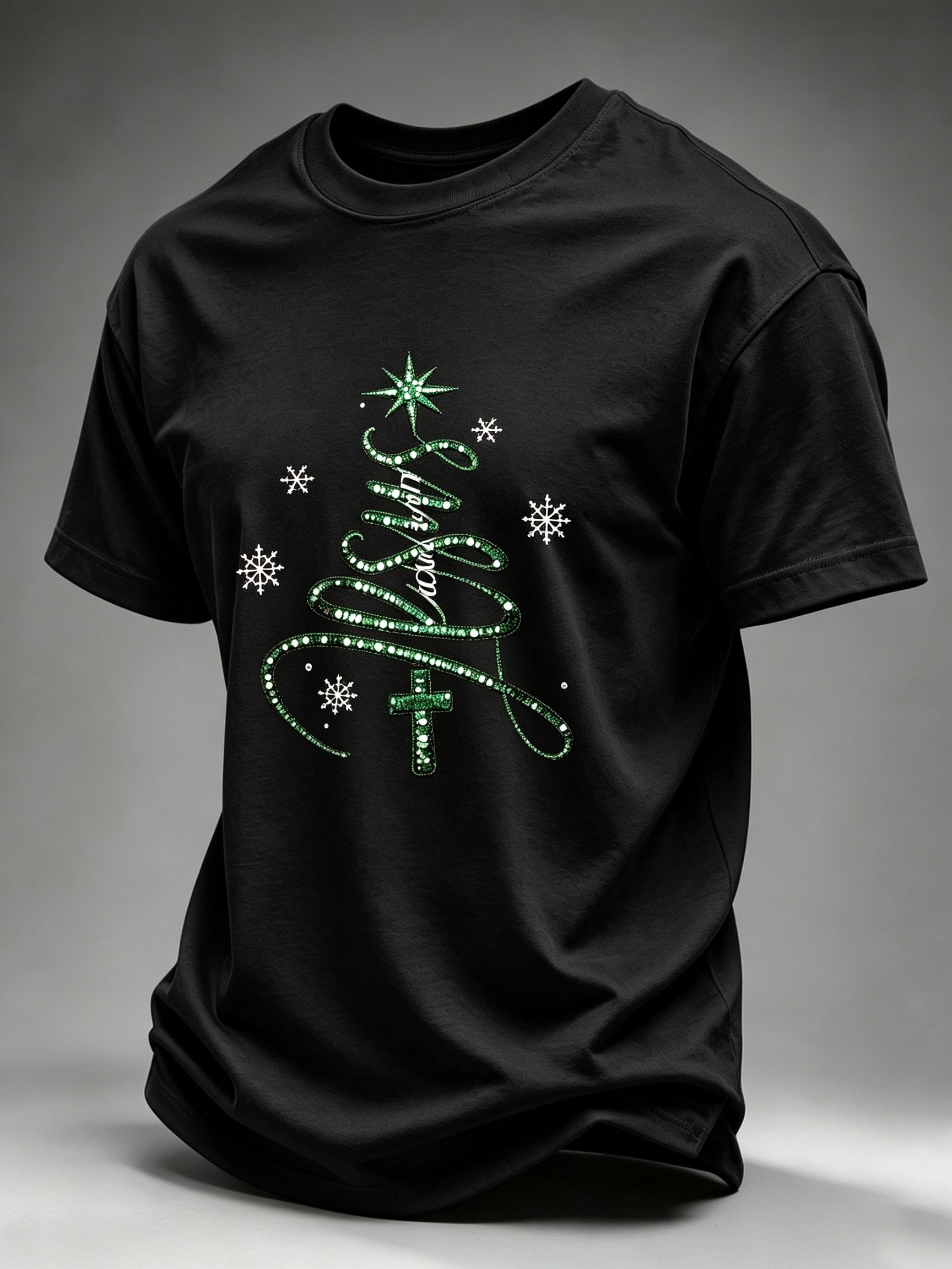 Men's Christmas Printed Short-Sleeve T-Shirt