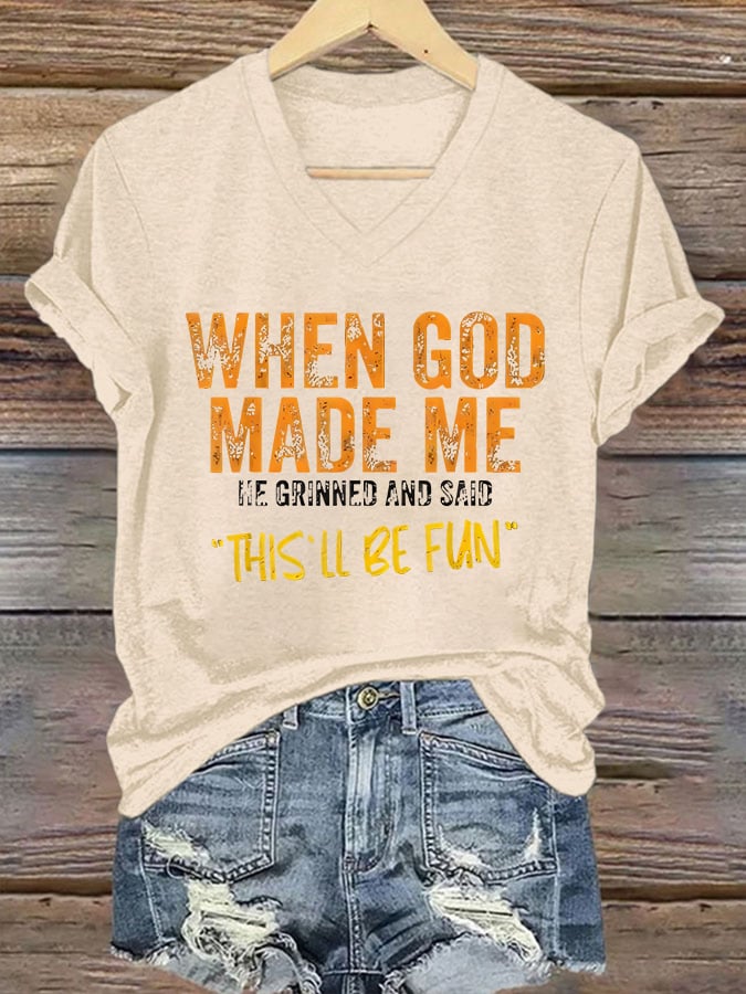 Women'S Casual Faith Short Sleeve T-Shirt