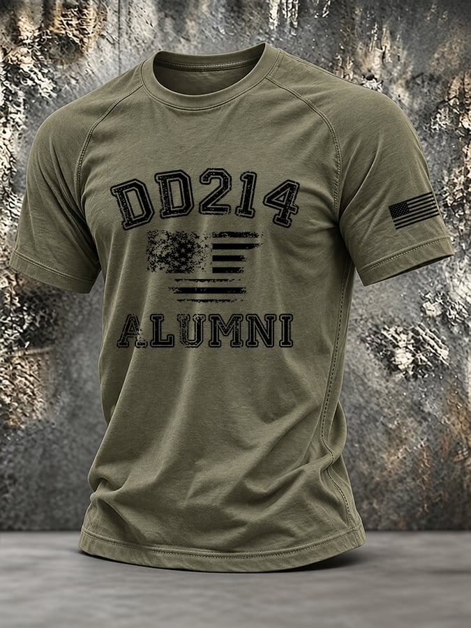 Men's Retro Print Short-Sleeve T-Shirt