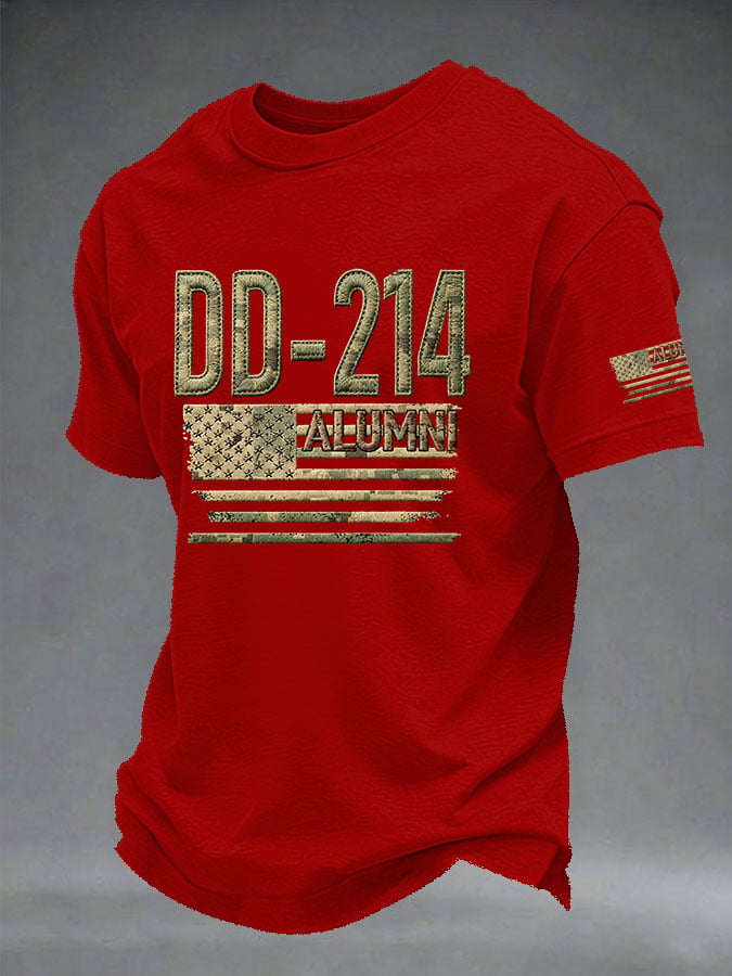 Men's Retro Print Short-Sleeve T-Shirt