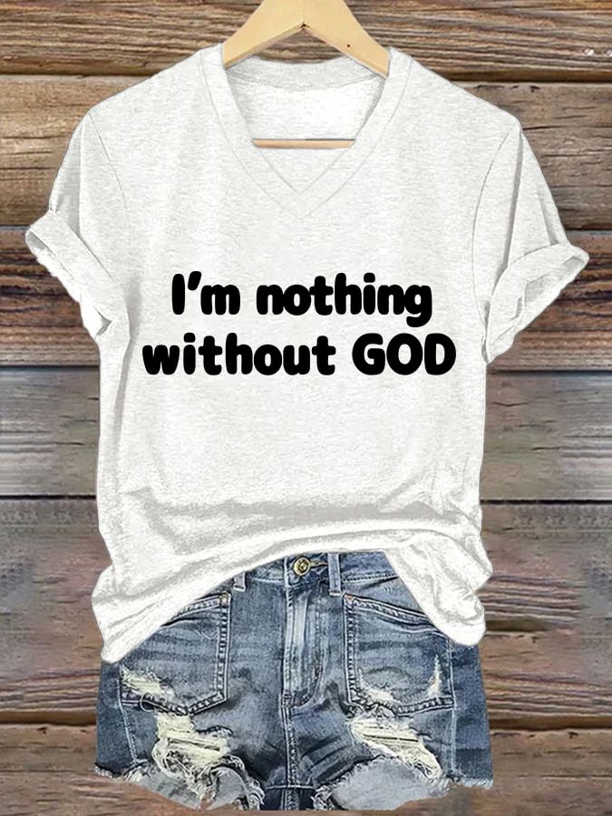 Women'S Casual Faith Short Sleeve T-Shirt