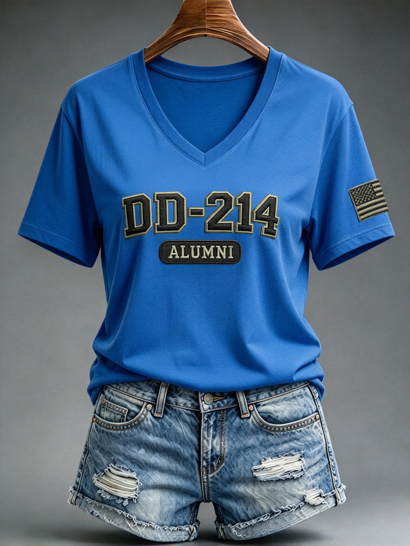 Women's Veteran Pride DD-214 Printed Casual T-Shirt