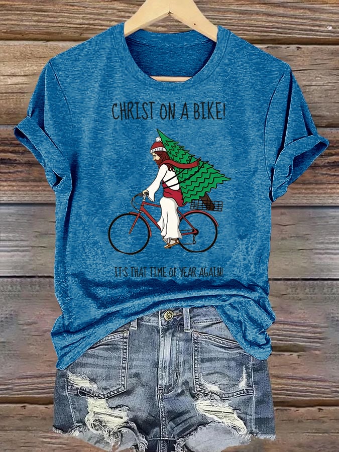 Women's It's That Time Of Year Again Christian Washed T-Shirt