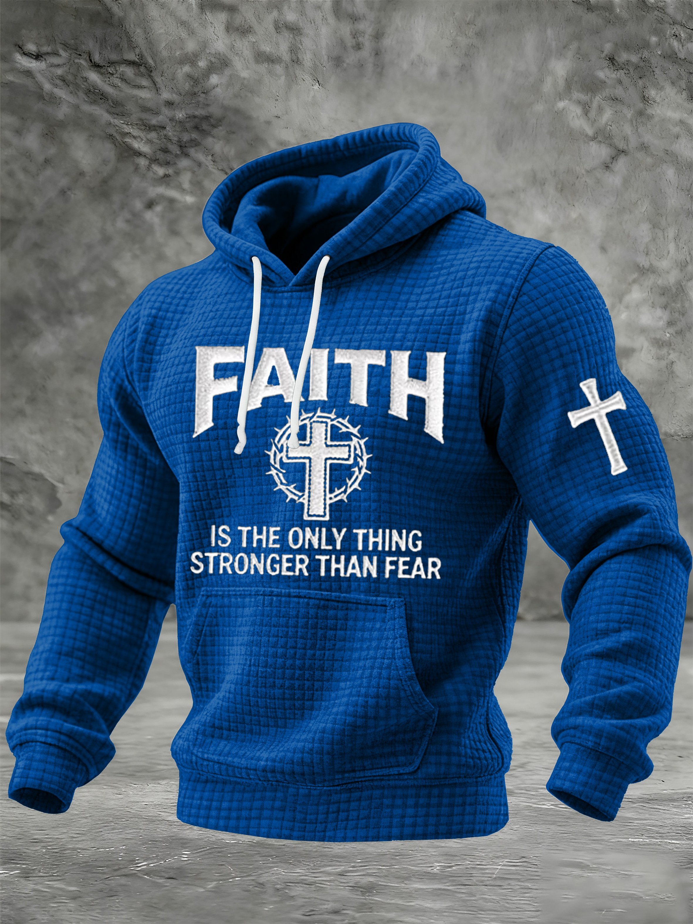 Men's Faith Print Hoodie