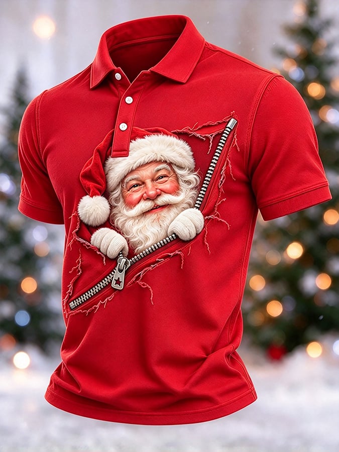 Men's Retro Print Short-Sleeve T-Shirt