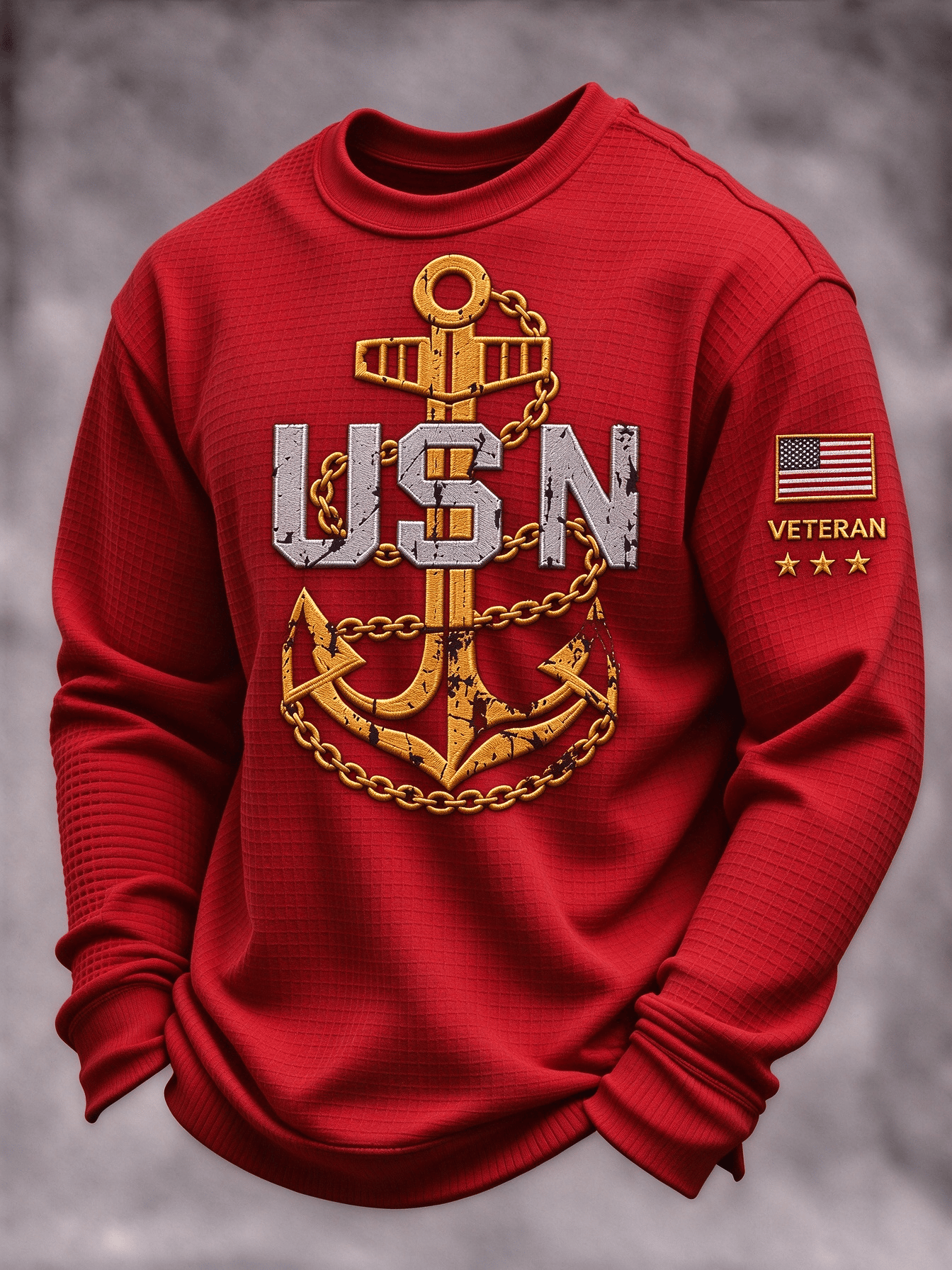 Men's Veterans Day Print Casual Top