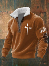 Men's Faith Textured Sweatshirt