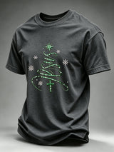 Men's Christmas Printed Short-Sleeve T-Shirt