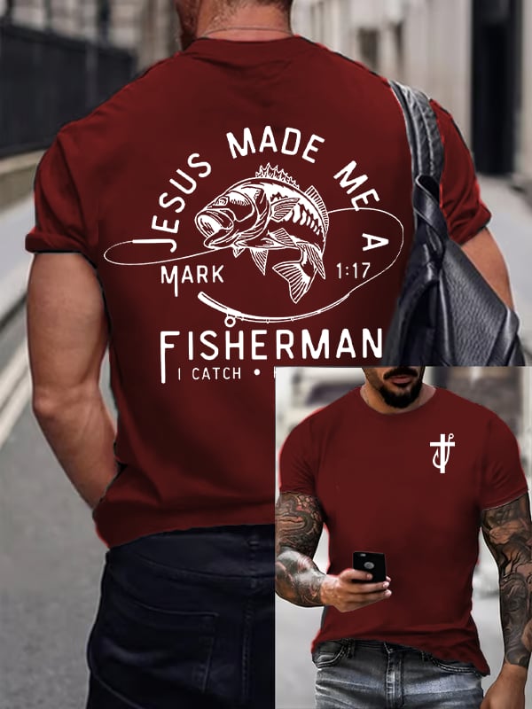 Men'S Casual Faith Short-Sleeved T-Shirt