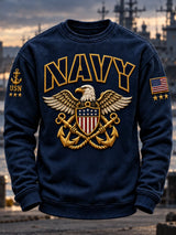 Men's U.S. Veterans Printed Sweatshirt