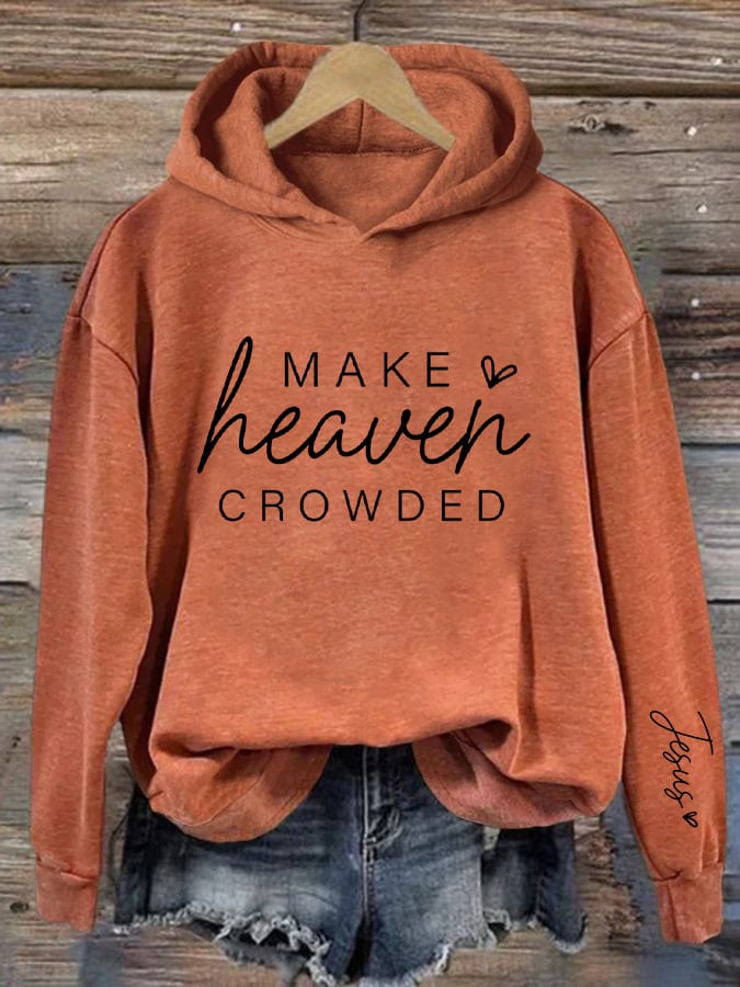 Women's Make Heaven Crowded Printed Sweatshirt