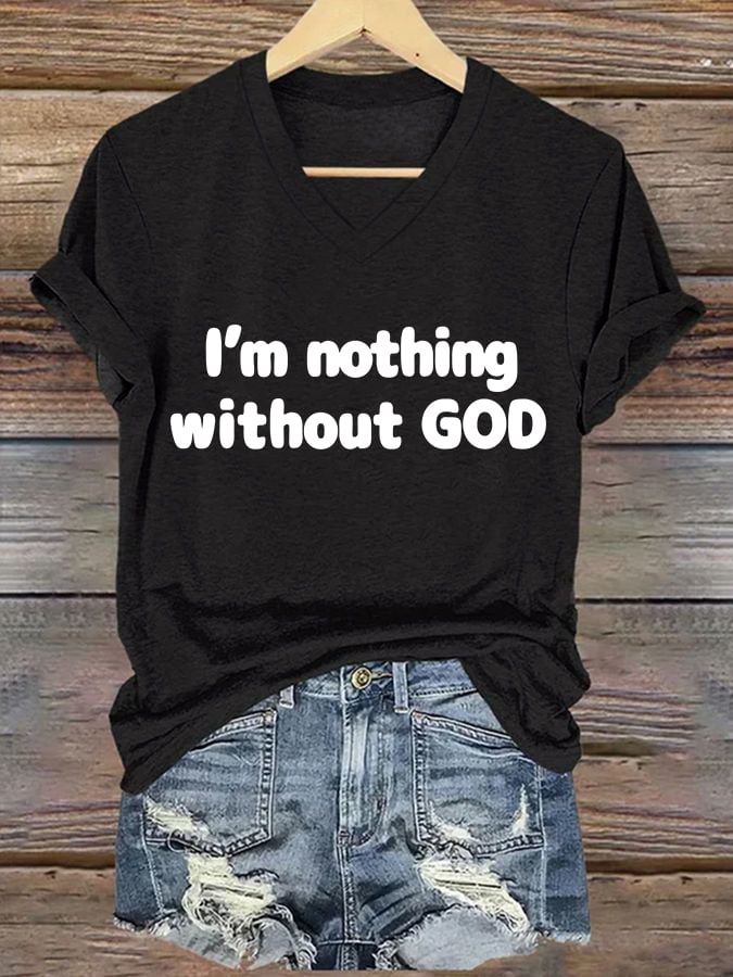 Women'S Casual Faith Short Sleeve T-Shirt