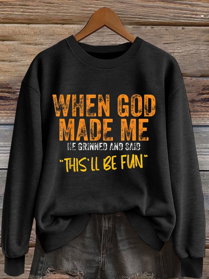 Women'S Casual Faith Sweatshirt