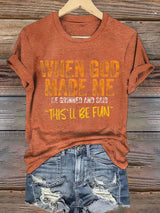 Women'S Casual Faith Short Sleeve T-Shirt