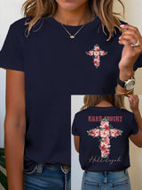 Women's Floral Christian  T-shirt