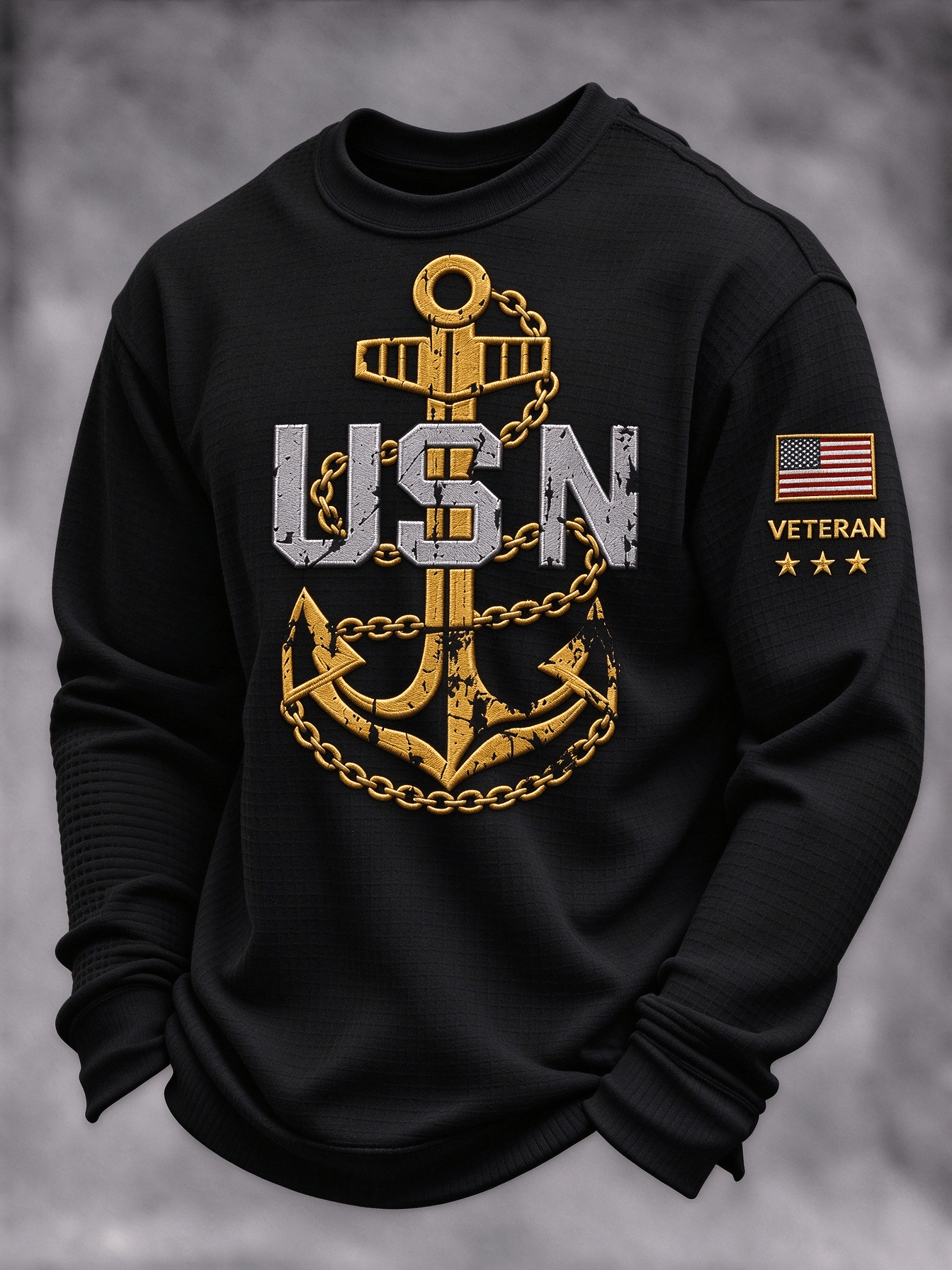 Men's Veterans Day Print Casual Top