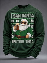 Men's Christmas Printed Long-Sleeve T-Shirt