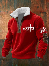 Men's Faith Textured Sweatshirt