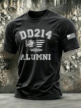 Men's Retro Print Short-Sleeve T-Shirt