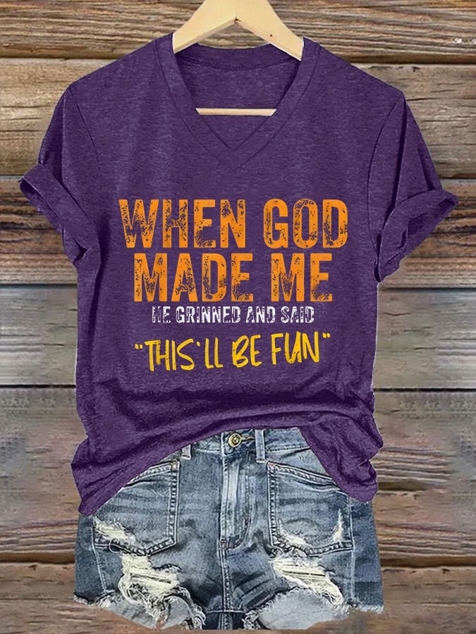 Women'S Casual Faith Short Sleeve T-Shirt