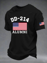 Men's Retro Print Short-Sleeve T-Shirt