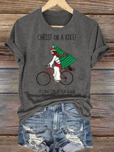 Women's  It's That Time Of Year Again Christian Washed  T-Shirt