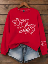 Women's I Can't but I Know A Guy Faith Print Sweatshirt