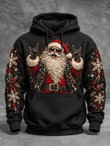 Men's Christmas Print Casual Hoodie