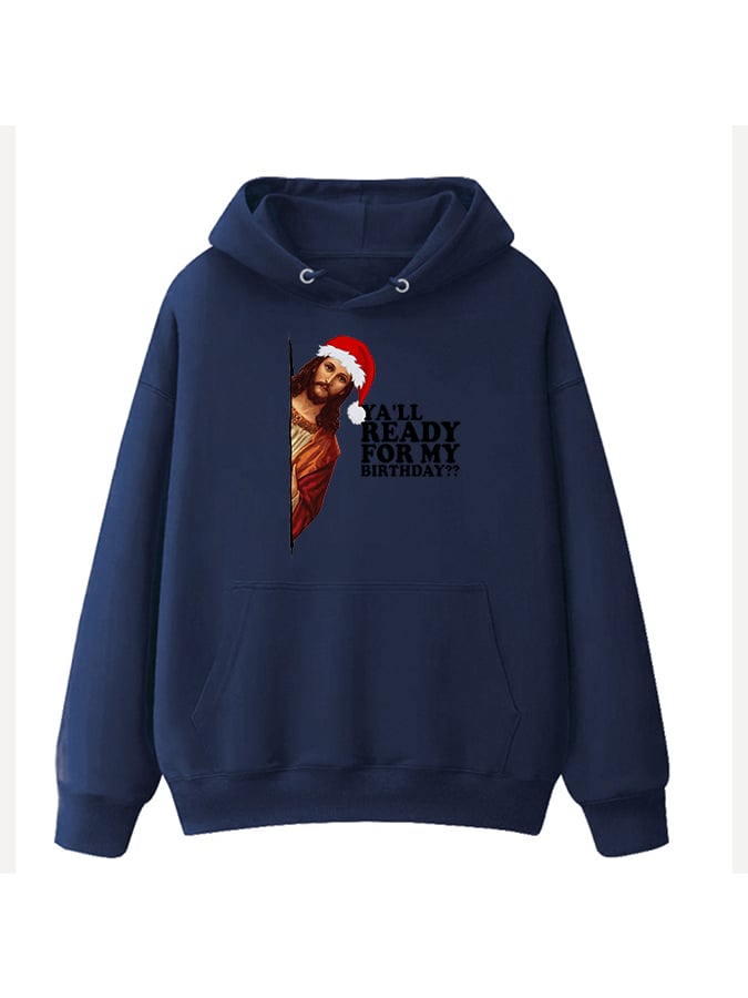 Unisex  Fun Jesus Christmas Birthday Hoodie