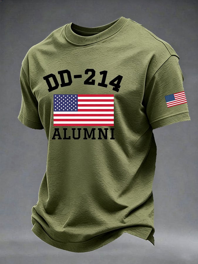 Men's Retro Print Short-Sleeve T-Shirt